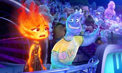 Ember e Wade personagens nova animação da Pixar "elementos"